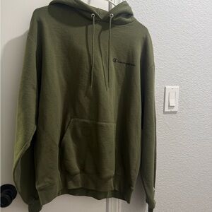 Champion Men's Forest Green Hoodie